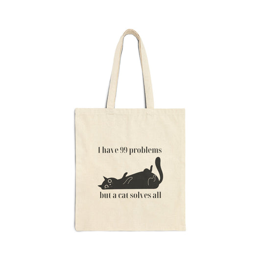 Minimalist Cat Tote Bag – Elegant & Eco-Friendly