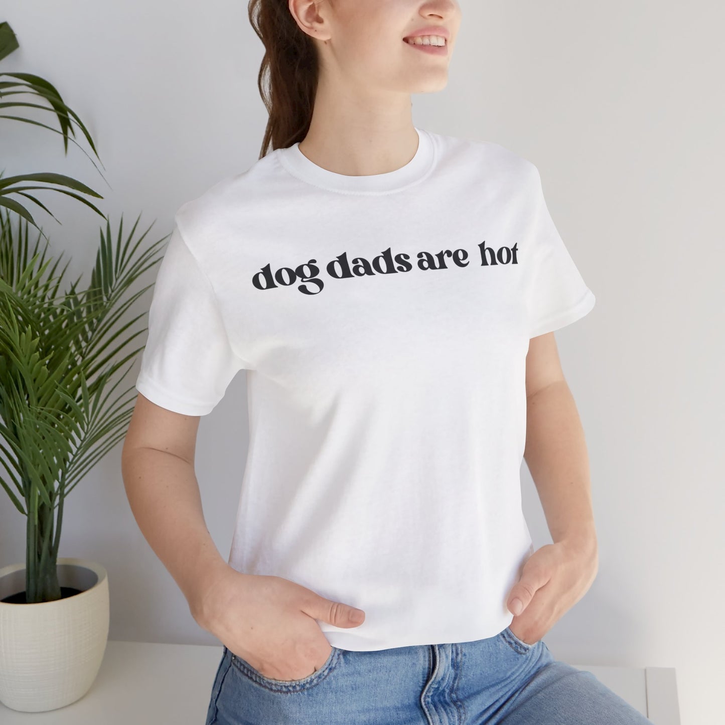 “Dog Dads Are Hot” T-Shirt – Stylish & Fun Apparel for Proud Dog Fathers