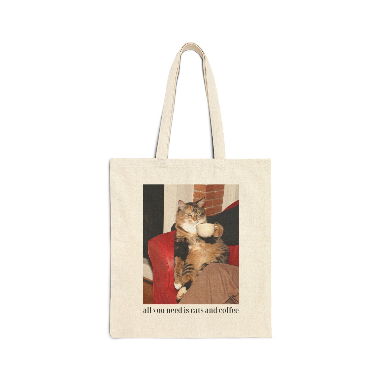 Coffee Cat Tote Bag – For Sophisticated Feline Fans