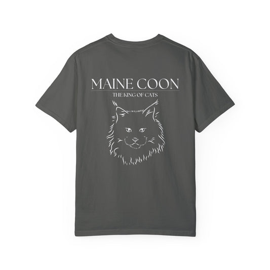 Maine Coon Outline T-Shirt | Elegant Cat Lover Design