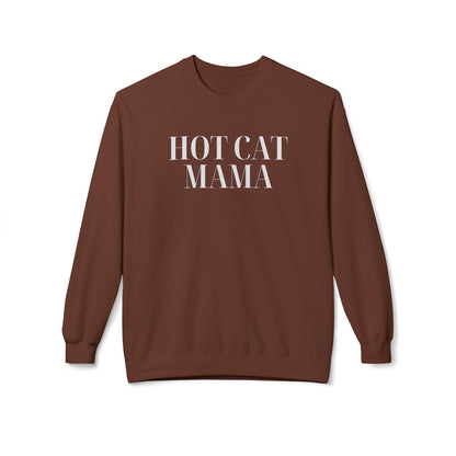 Hot Cat Mama Sweatshirt – Stylish & Cozy for Cat Lovers