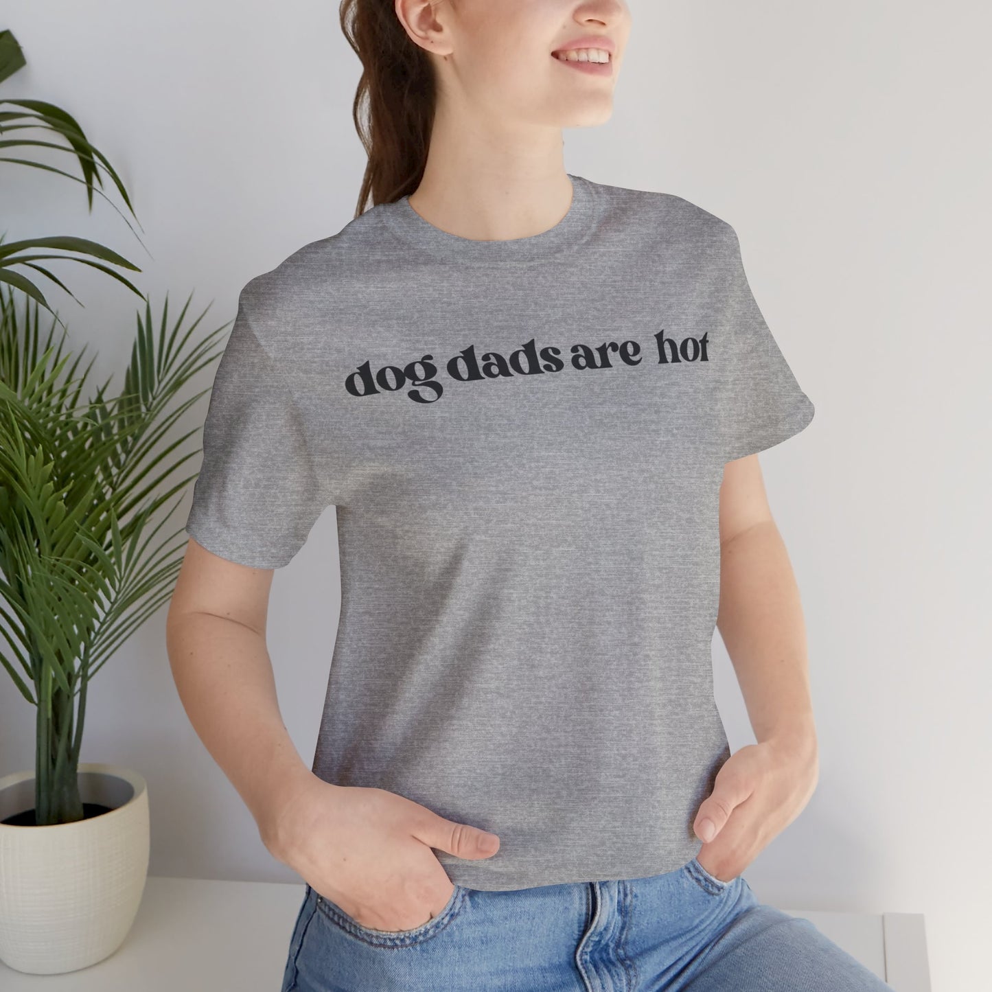 “Dog Dads Are Hot” T-Shirt – Stylish & Fun Apparel for Proud Dog Fathers