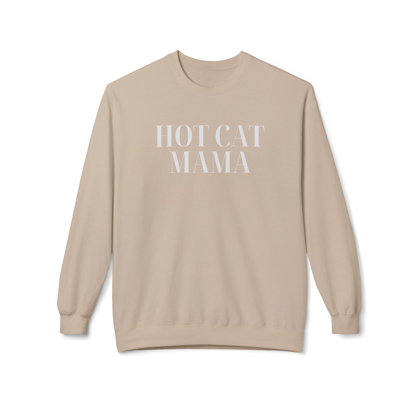 Hot Cat Mama Sweatshirt – Stylish & Cozy for Cat Lovers