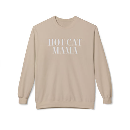 Hot Cat Mama Sweatshirt – Stylish & Cozy for Cat Lovers