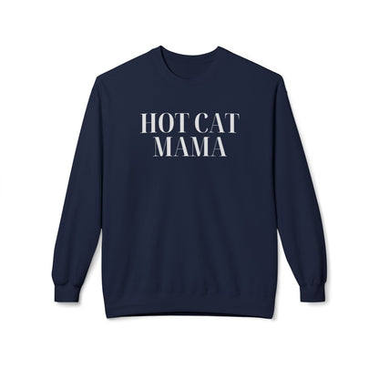 Hot Cat Mama Sweatshirt – Stylish & Cozy for Cat Lovers