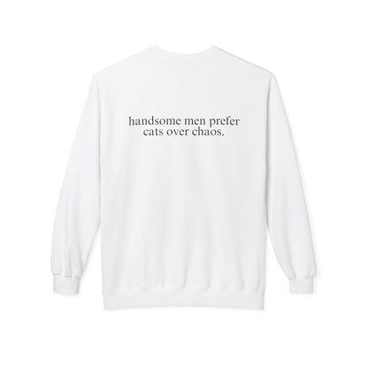 Handsome Men Prefer Cats Sweatshirt – Bold & Unique Statement