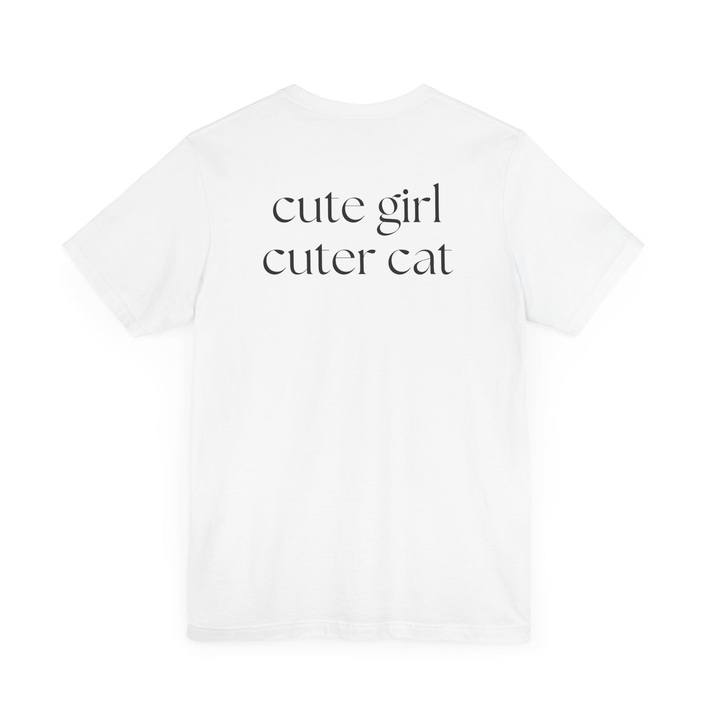 Minimalist Cat Silhouette T-Shirt – Sleek and Stylish Design